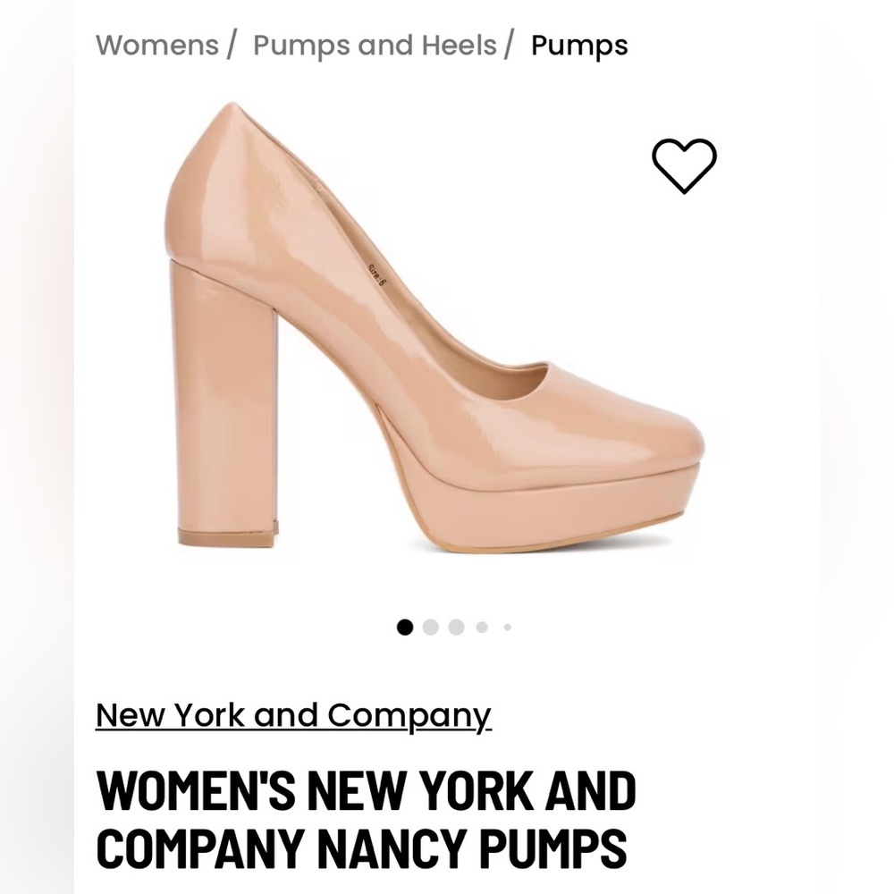 New York & Company Nude Heels